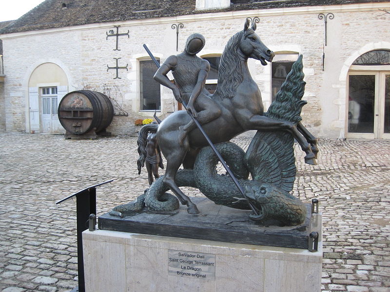 Saint-Georges en bronze