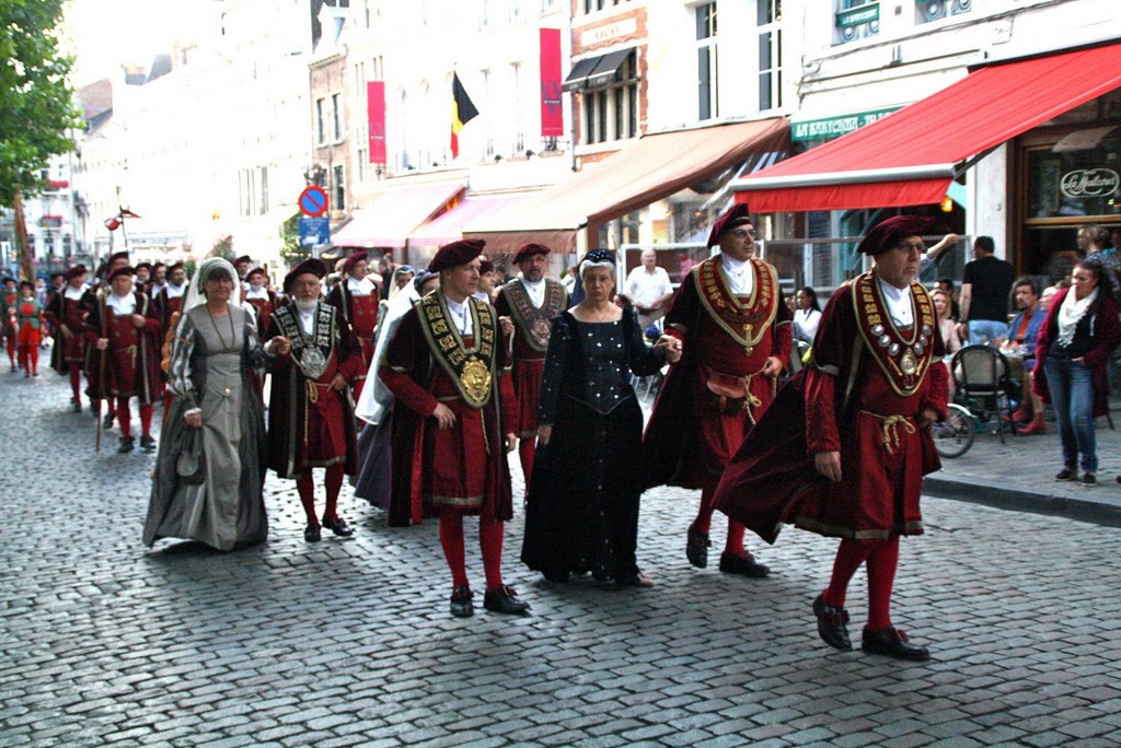 Départ du cortège du Sablon