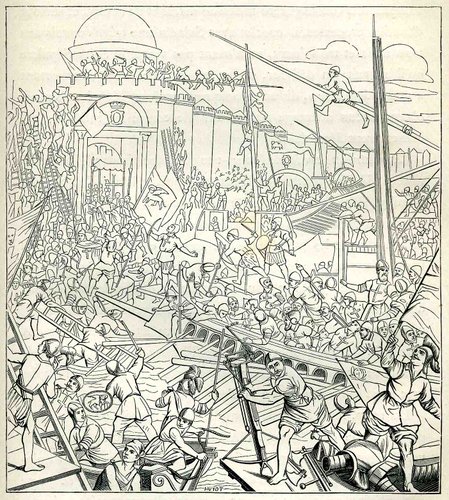 Seconde prise de Constantinople par les Croisés(1204)